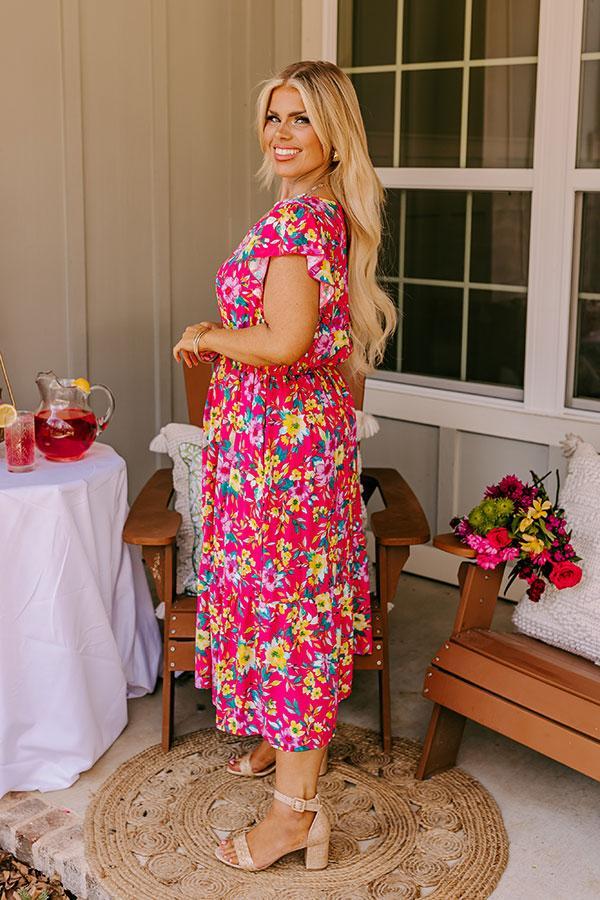 Spring It On Floral Midi Curves Product Image