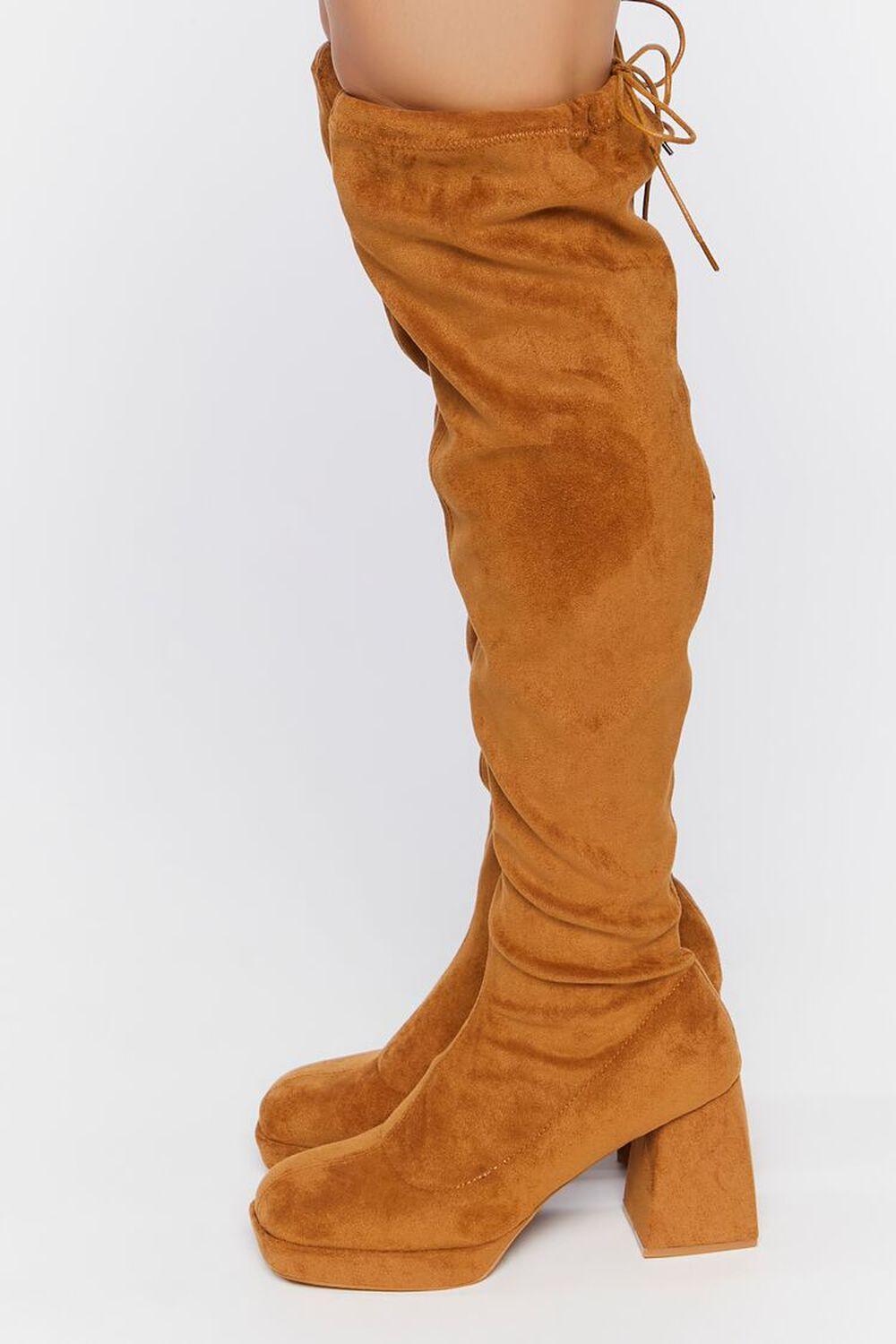 Faux Suede Over-the-Knee Boots | Forever 21 Product Image