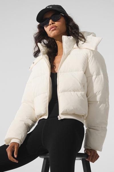 Foxy Puffer Jacket - Ivory Product Image