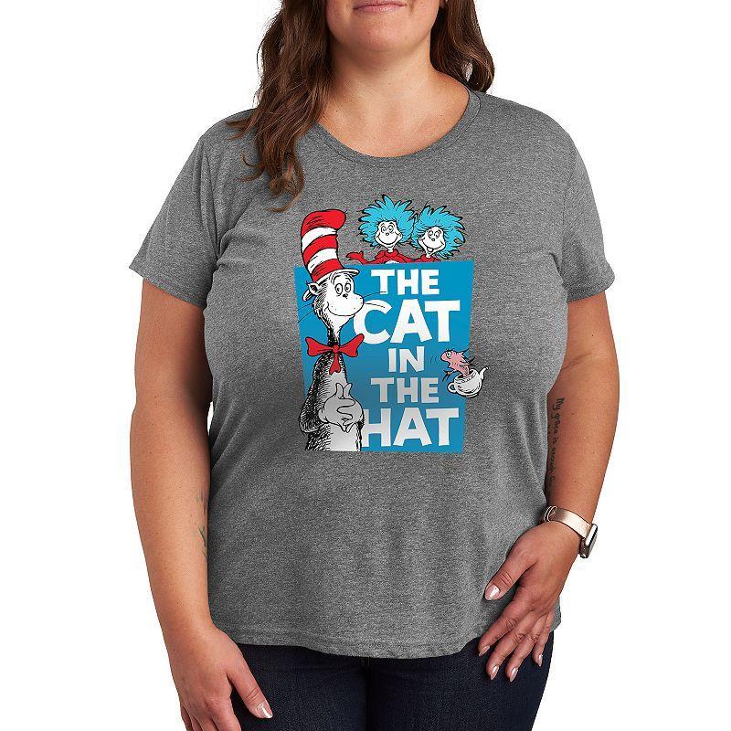 Plus Dr. Seuss Cat In The Hat Graphic Tee, Womens Product Image