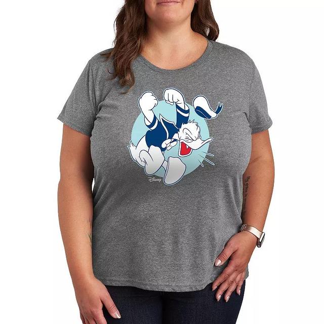 Disneys Donald Duck Plus Pose Graphic Tee, Womens Product Image