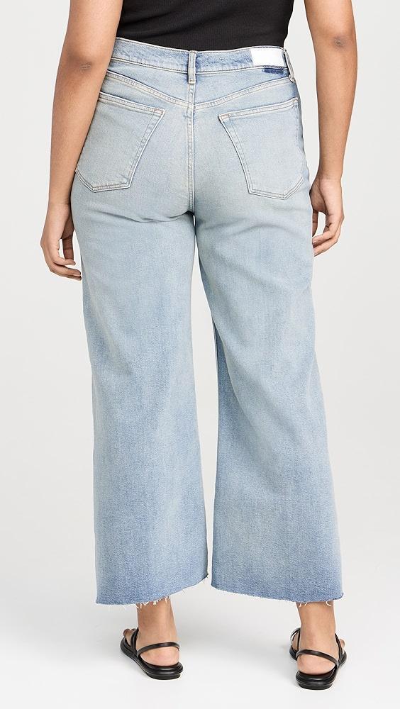 RE/DONE High Rise Wide Leg Crop Jeans | Shopbop Product Image