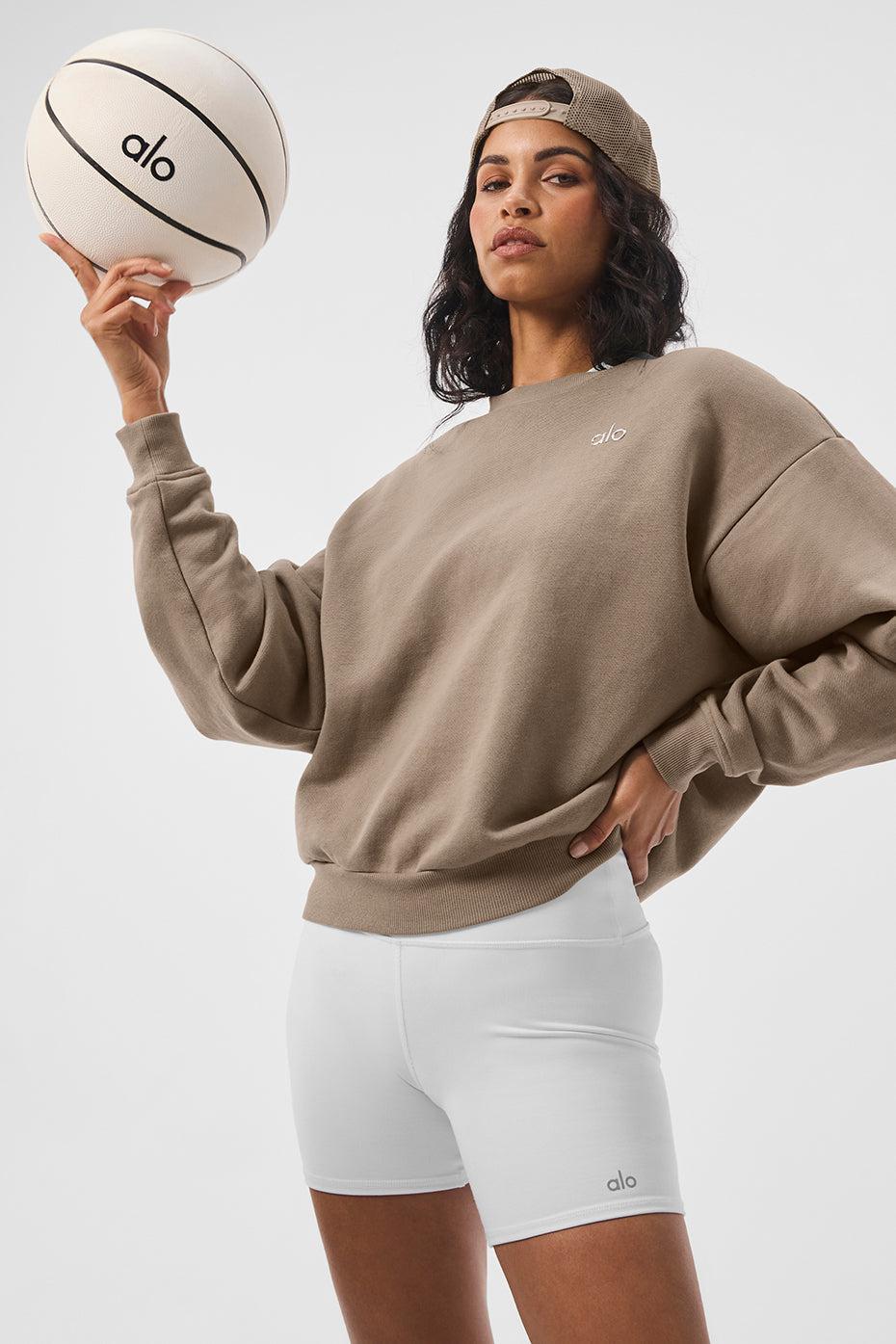 Accolade Crew Neck Pullover - Gravel Female Product Image