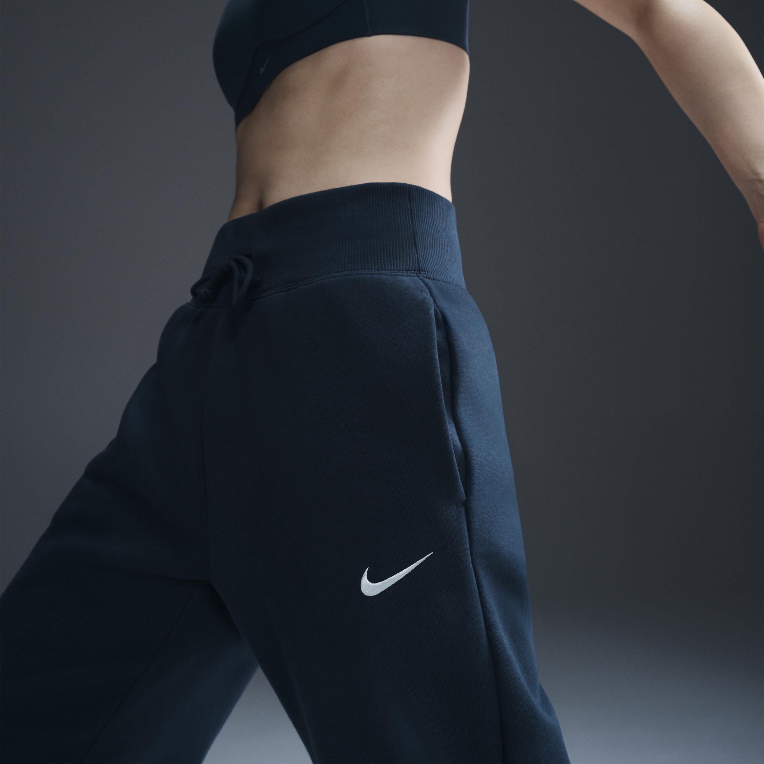 Women's Nike Sportswear Phoenix Fleece High-Waisted Wide-Leg Sweatpants Product Image