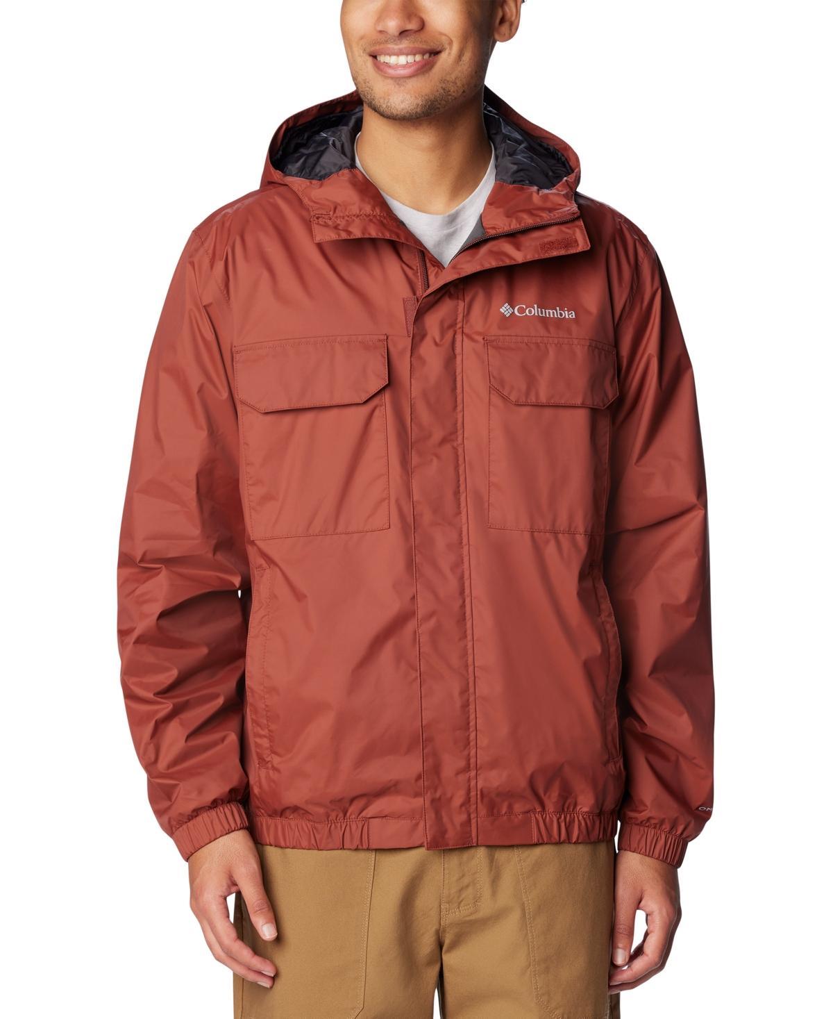 Columbia Mens Lava Canyon Omni-Tech Full-Zip Hooded Rain Jacket Product Image