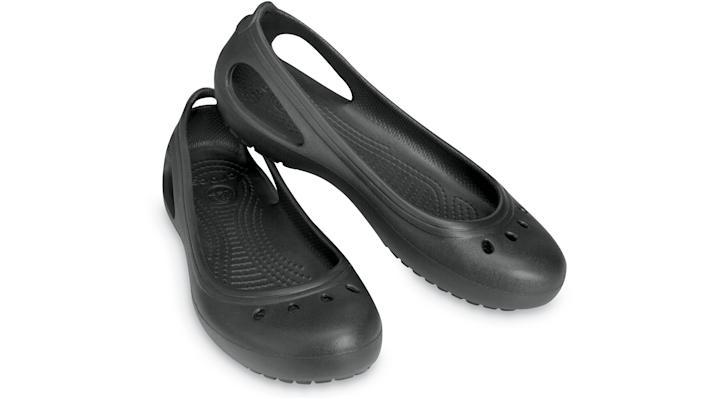 Crocs Kadee Black) Women's Slip on Shoes Product Image