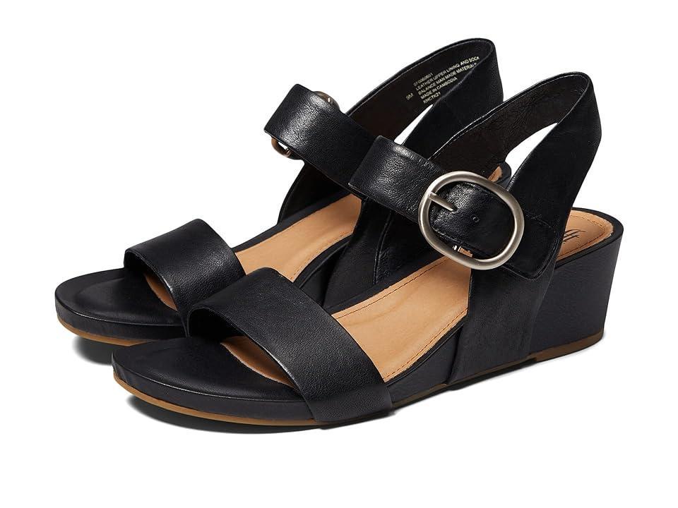 Sofft Vaya Leather Wedge Sandals Product Image