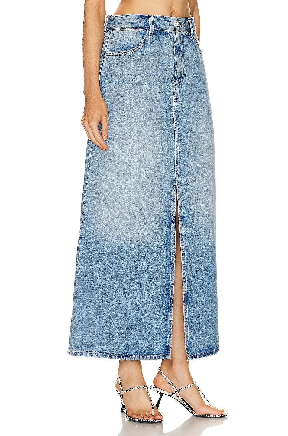 SPRWMN Long Skirt Blue. (also in 30). Product Image