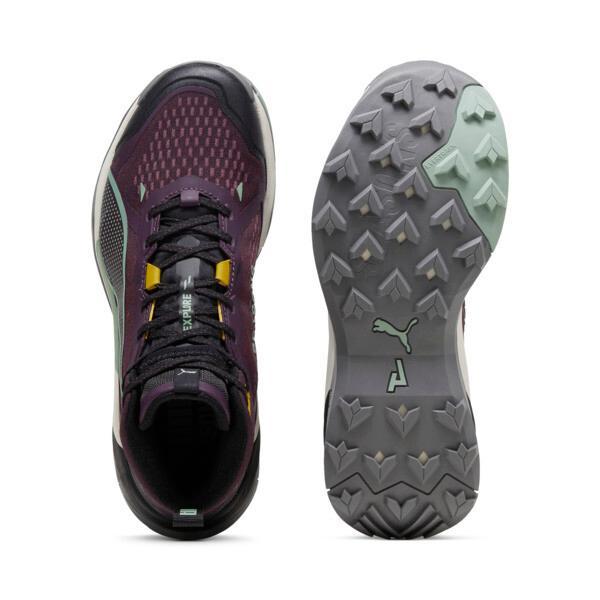 PUMA SEASONS Explore NITROâ¢ 2 Women's Mid Hiking Shoes in Midnight Plum/Green Fog/Black Product Image