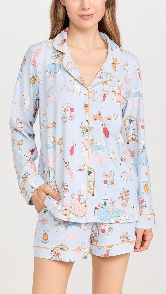 BedHead PJs Cotton Knit Long Sleeve Boxer PJ Set | Shopbop Product Image