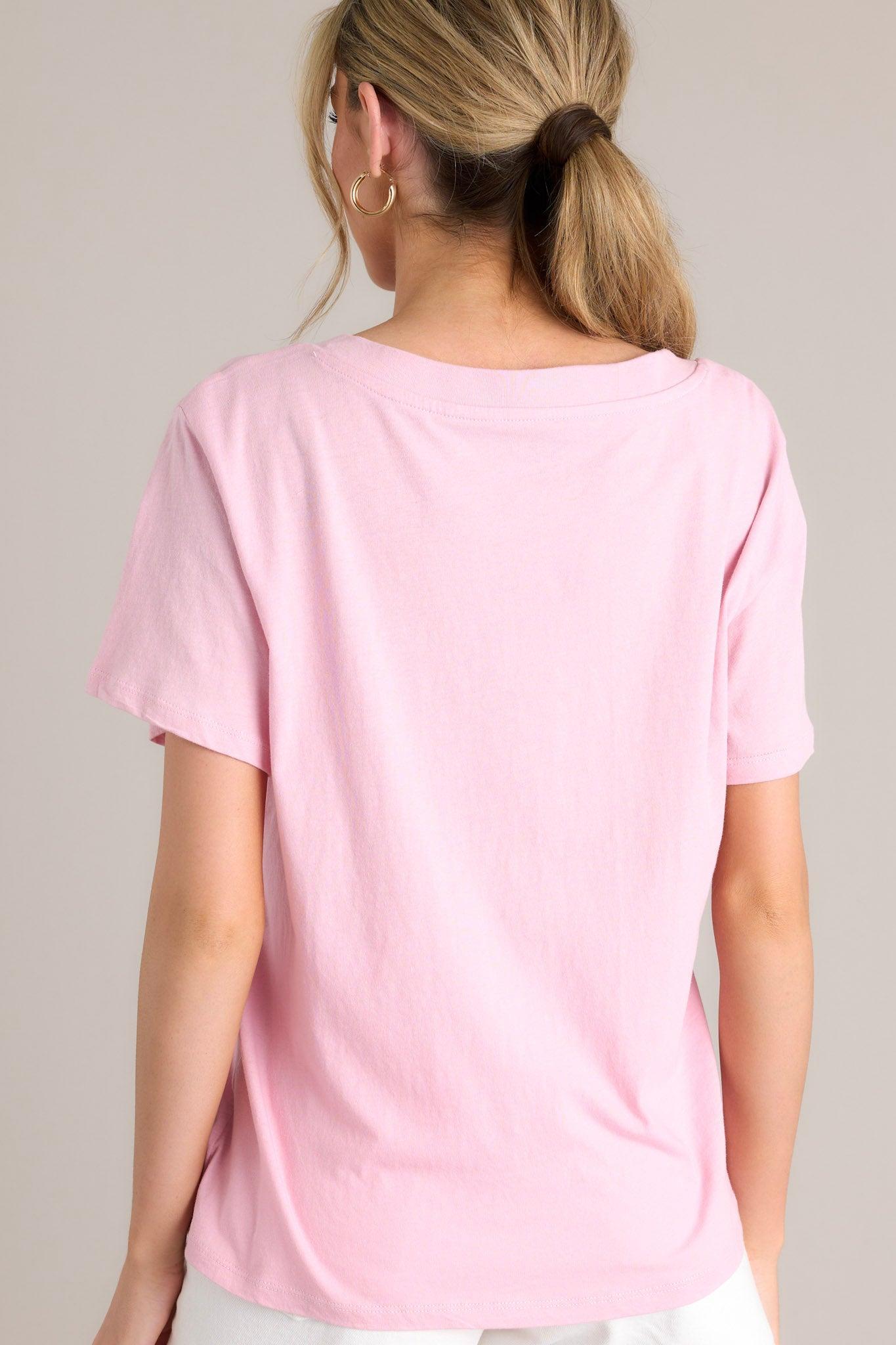 Z-Supply Girlfriend Peony V-Neck Tee Product Image