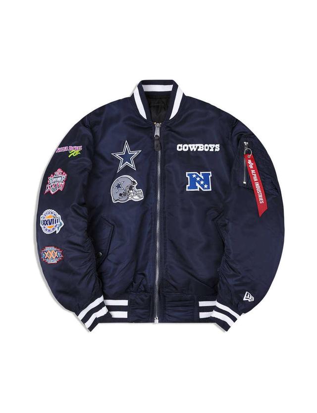 DALLAS COWBOYS X ALPHA X NEW ERA MA-1 BOMBER JACKET Unisex Product Image