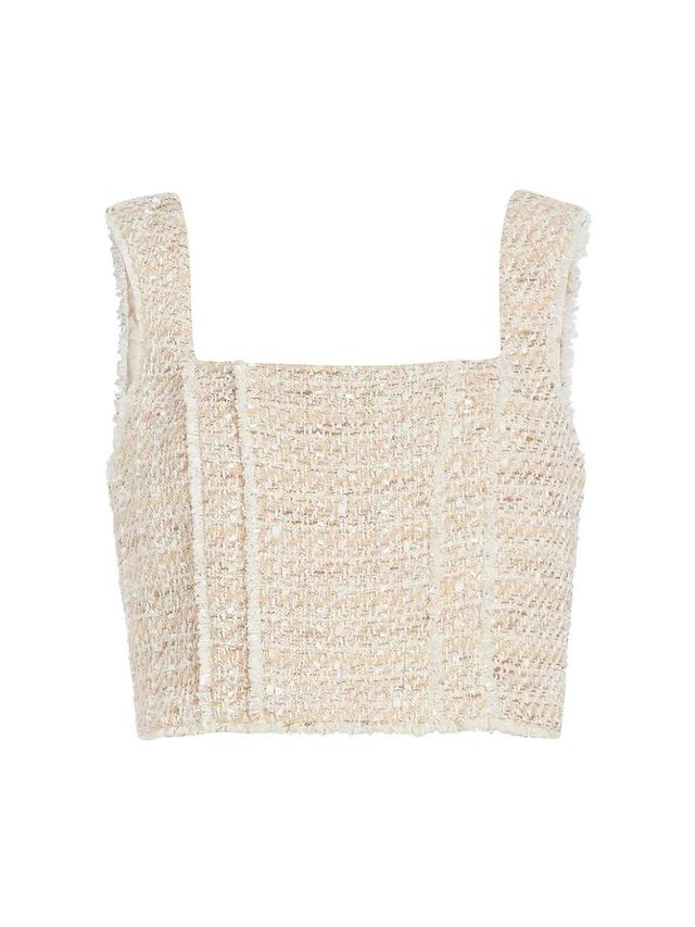 Womens Chloe Tweed Top Product Image