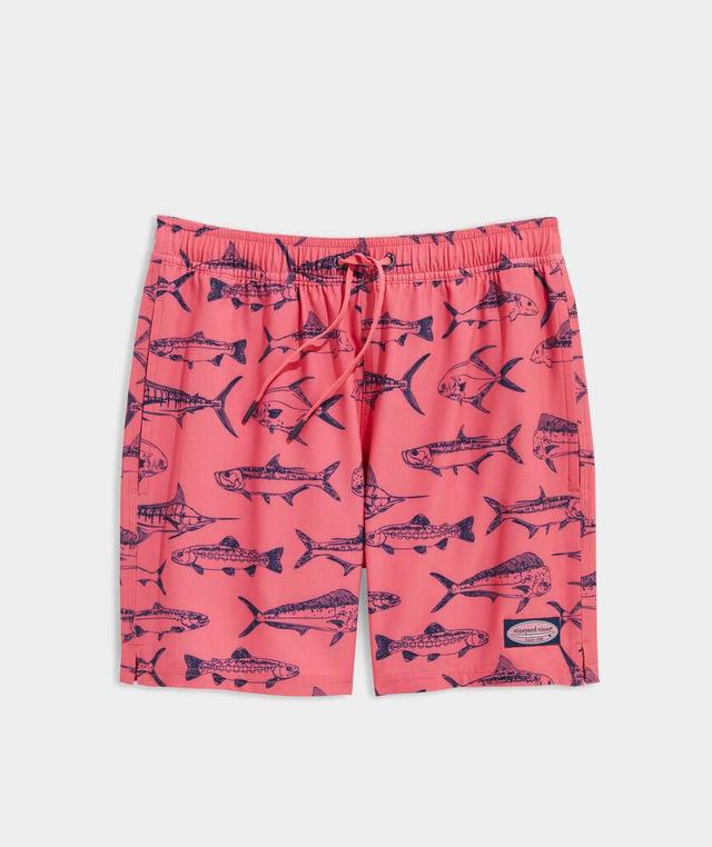 5 Inch Printed Chappy Swim Trunks Product Image