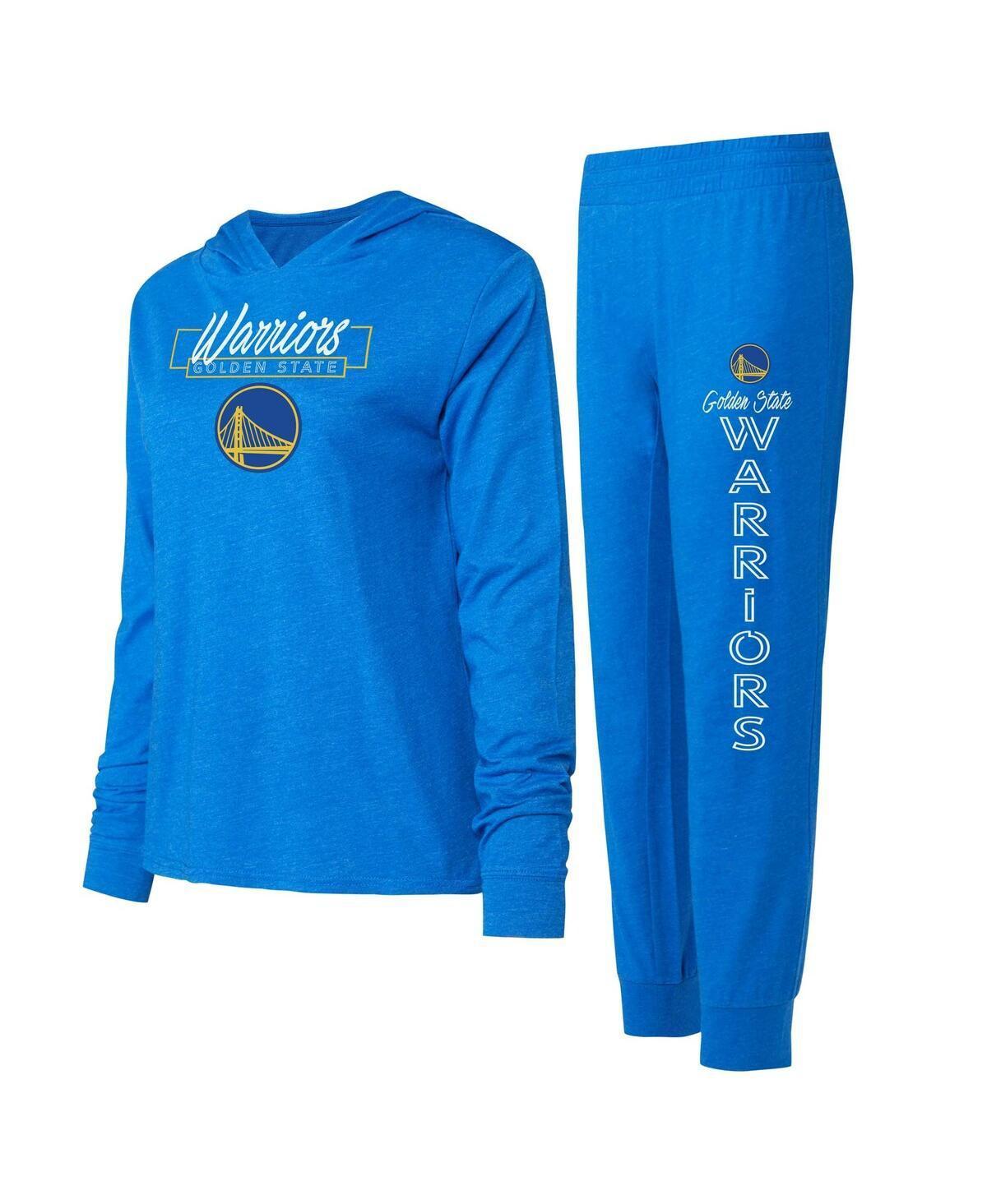 Womens Concepts Sport Royal Golden State Warriors Meter Pullover Hoodie and Pants Set Product Image