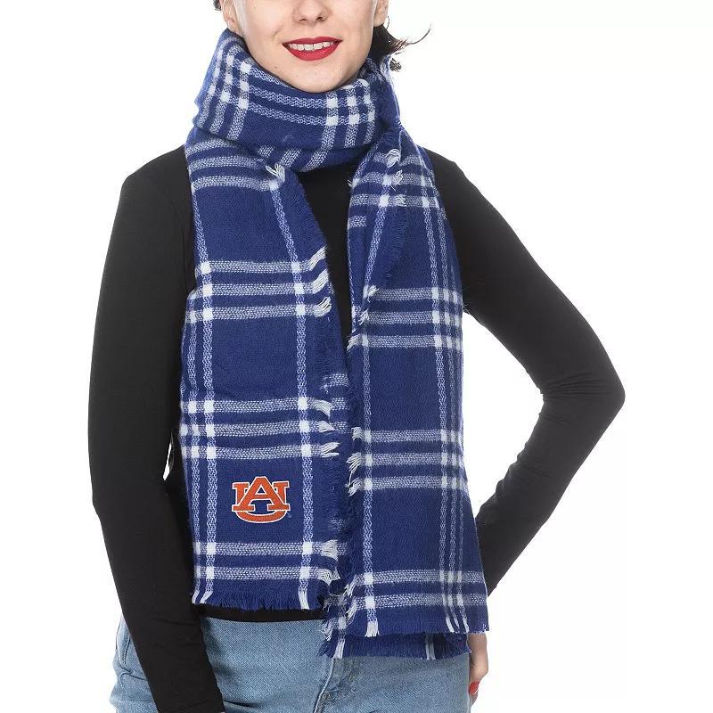 Womens ZooZatz Auburn Tigers Plaid Blanket Scarf Product Image