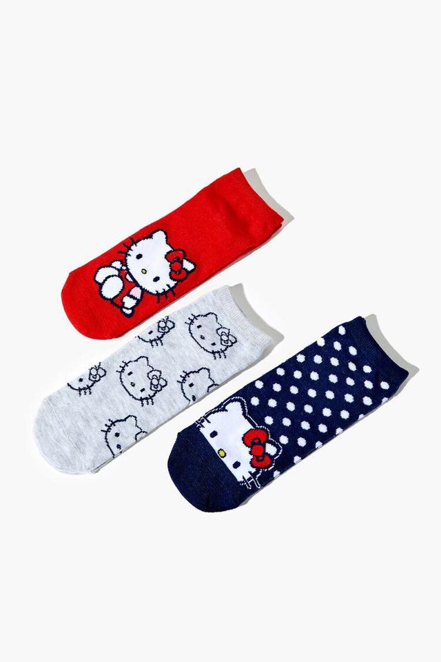 Hello Kitty Ankle Sock Set - 3 Pack | Forever 21 Product Image