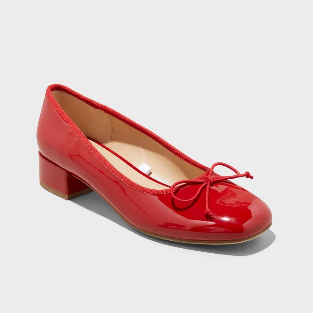 Womens Joy Ballet Pumps - A New Day Red 7 Product Image