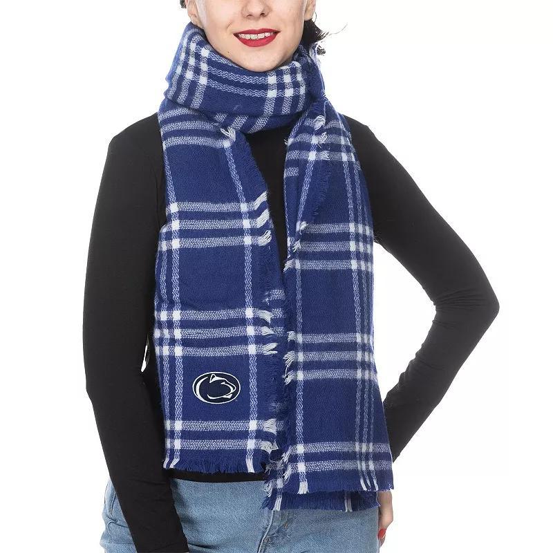 Womens ZooZatz Notre Dame Fighting Irish Plaid Blanket Scarf Product Image