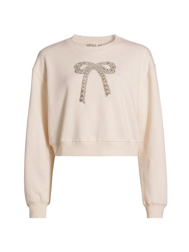 Womens Embellished Fleece Rylan Sweatshirt Product Image