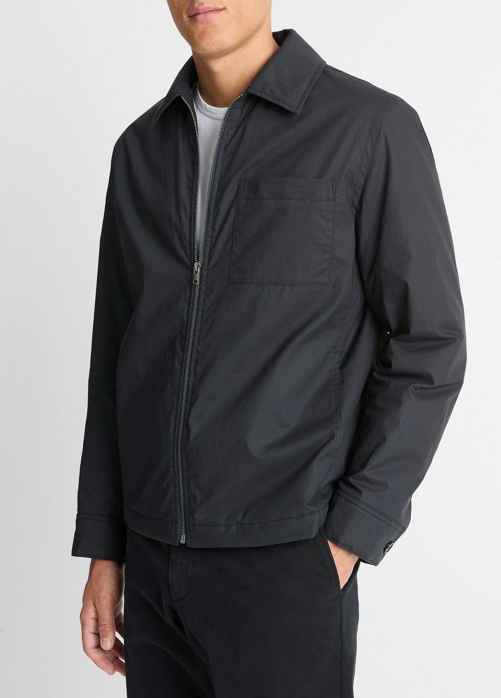 Quilted-Lined Cotton Sport Jacket Product Image