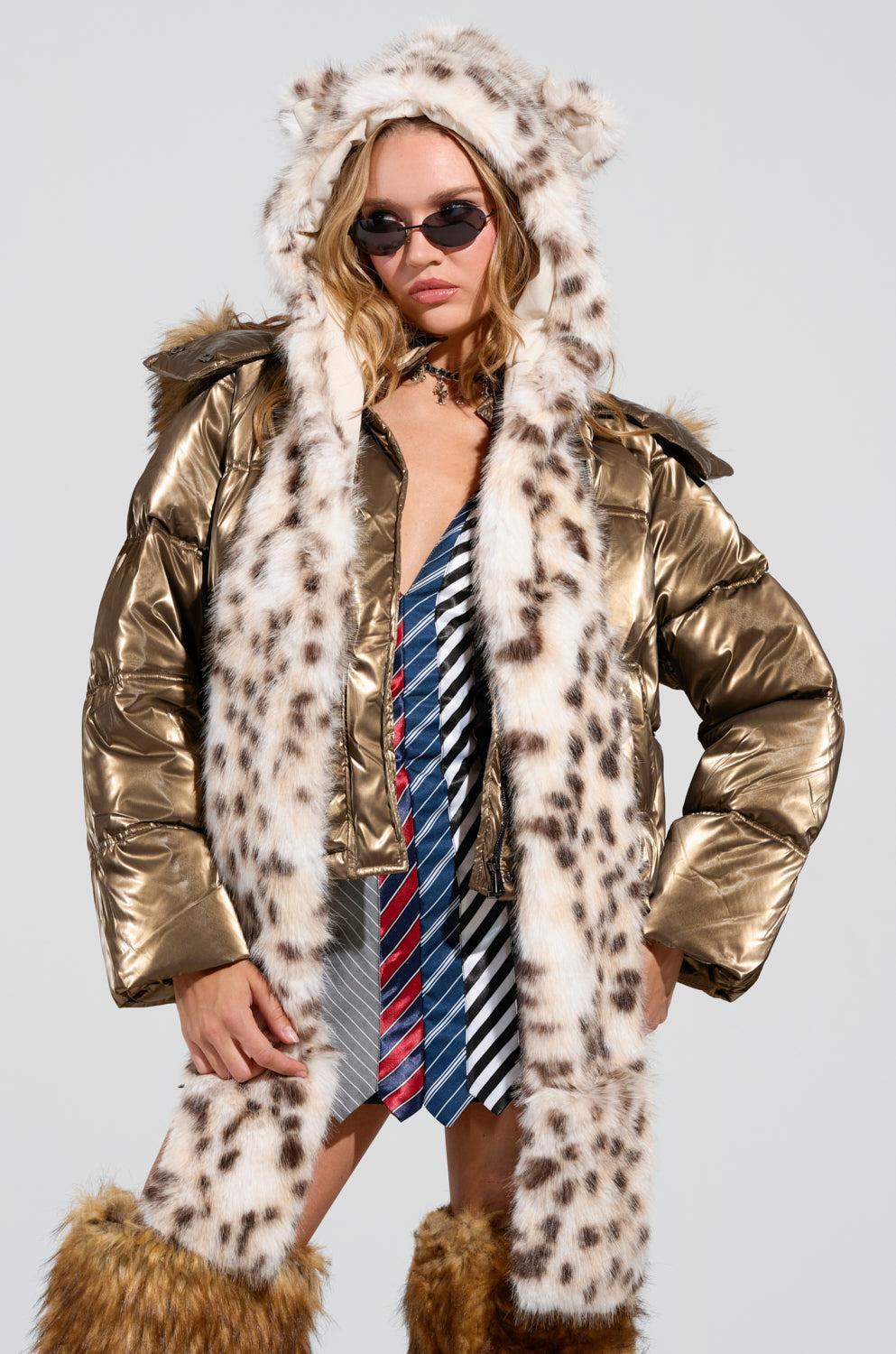 ANIME DREAMIN FAUX FUR HOOD Product Image