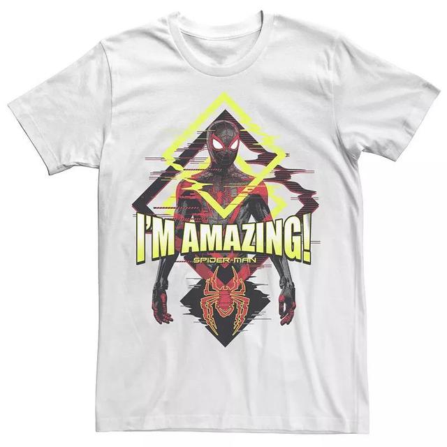 Mens Marvel Comics Retro Ultimate Spider-Man Miles Morales Im Amazing Graphic Tee Product Image