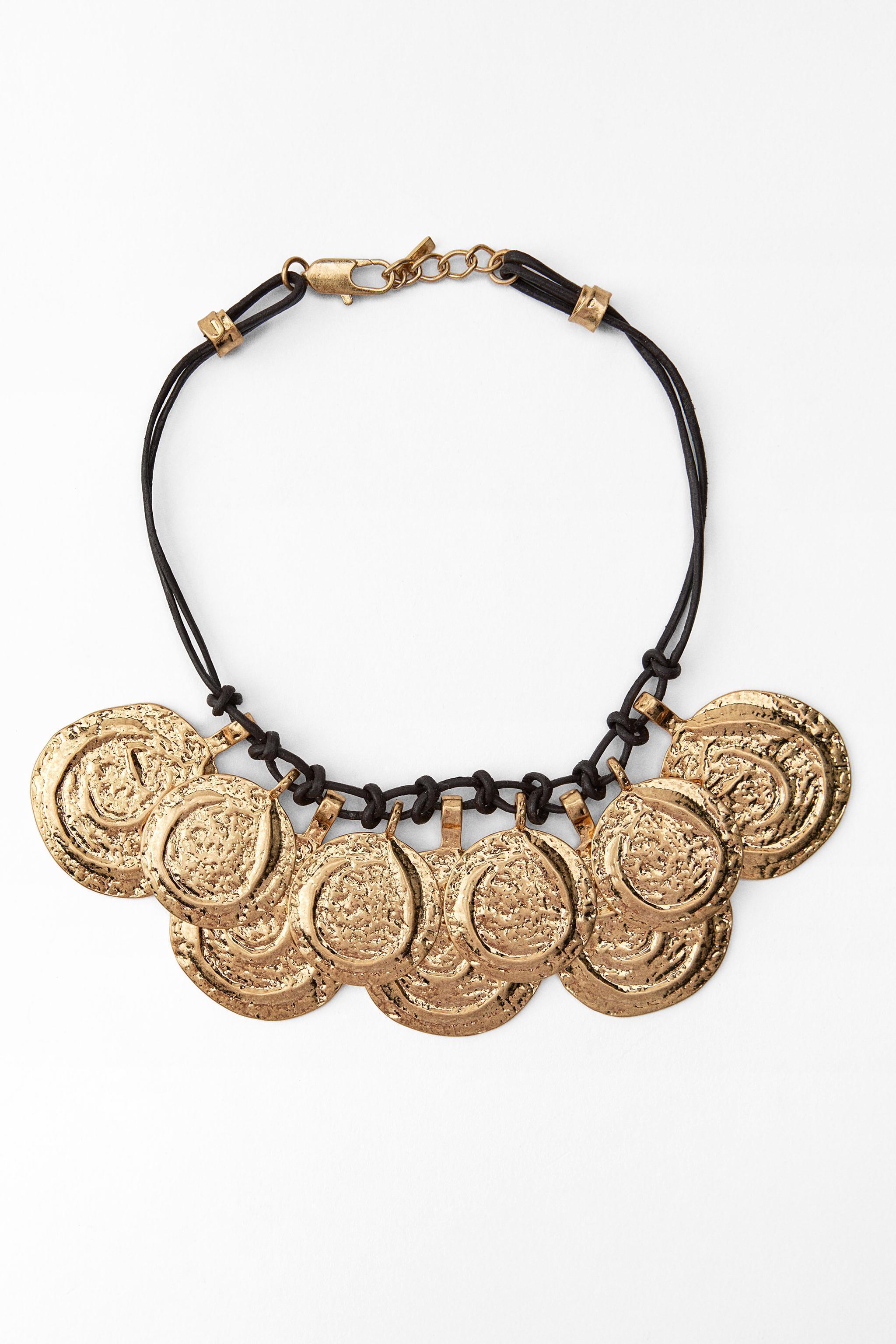 MEDALLION CORD NECKLACE Product Image