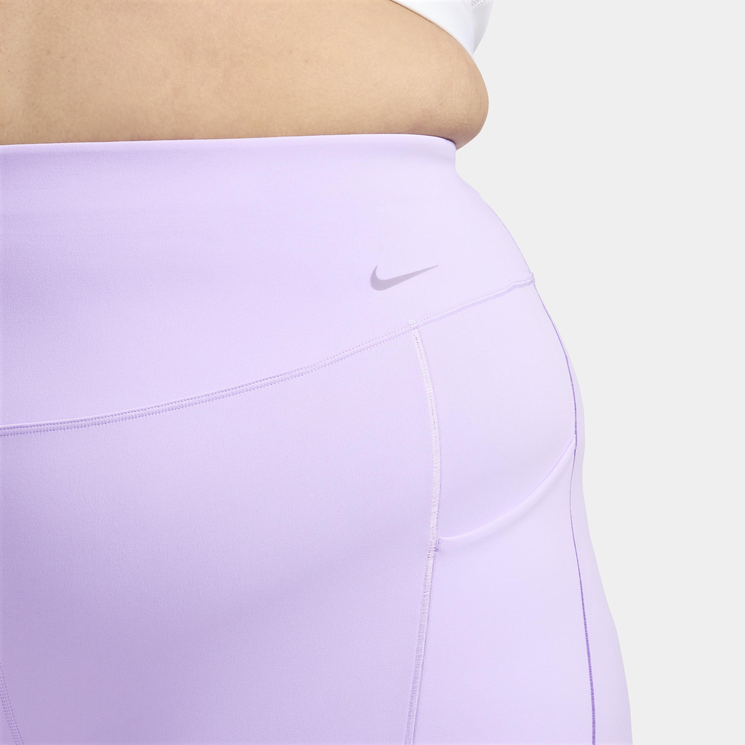 Nike Womens Universa Medium-Support High-Waisted 8 Biker Shorts with Pockets (Plus Size) Product Image