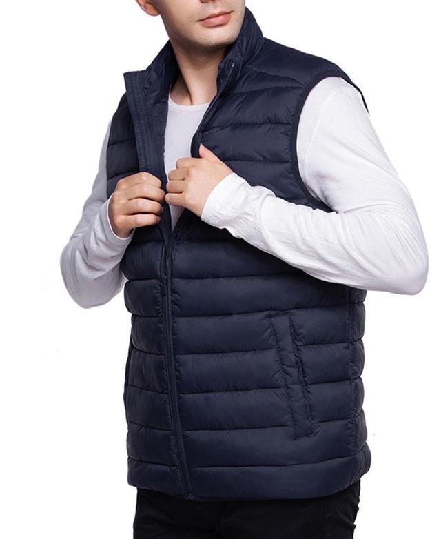 Mens Lightweight Puffer Vest - Black Product Image