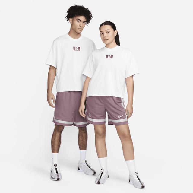 Nike Womens Sabrina Boxy T-Shirt - Summit White/Purple Product Image