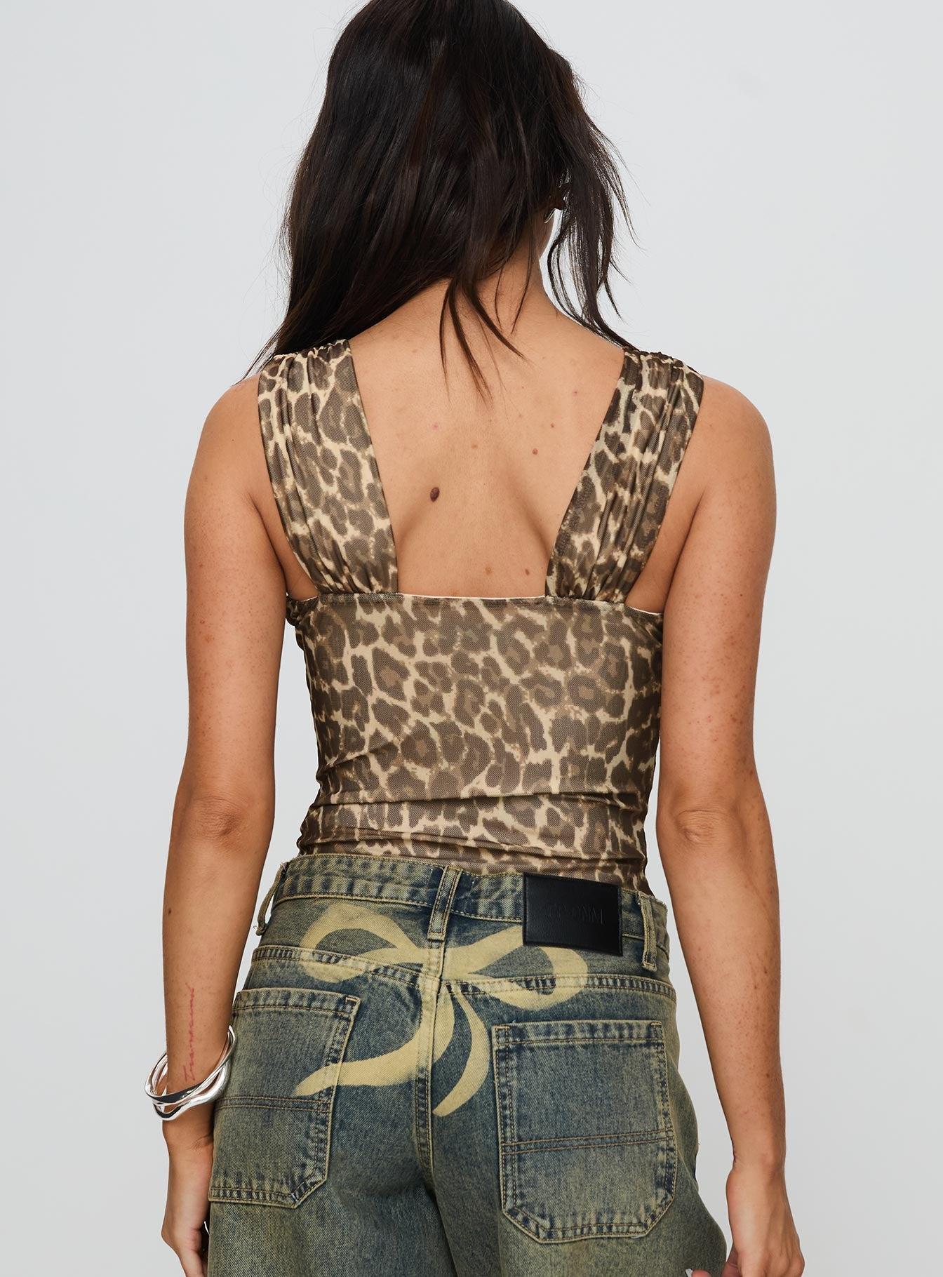 Serenata Bodysuit Leopard Product Image