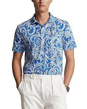 Mens Paisley Print Polo Shirt Product Image