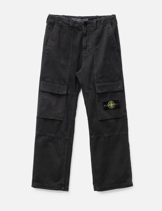 STONE ISLAND Relaxed Pants In Gris Plomb Product Image