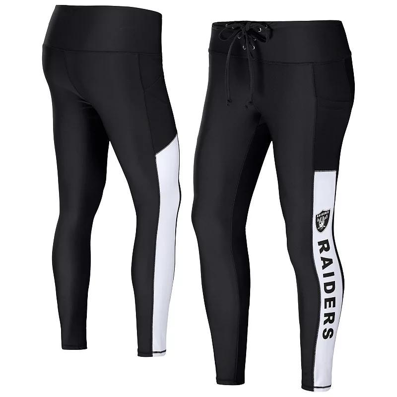 Womens WEAR by Erin Andrews Black Las Vegas Raiders Leggings Product Image