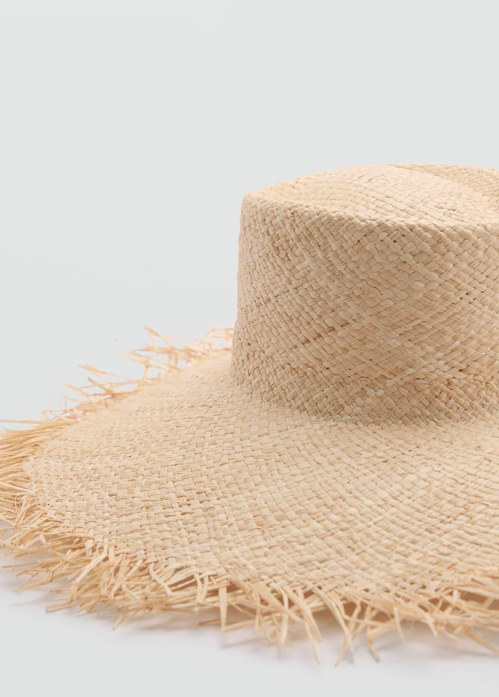 MANGO - Natural fiber maxi hat - One size - Women Product Image