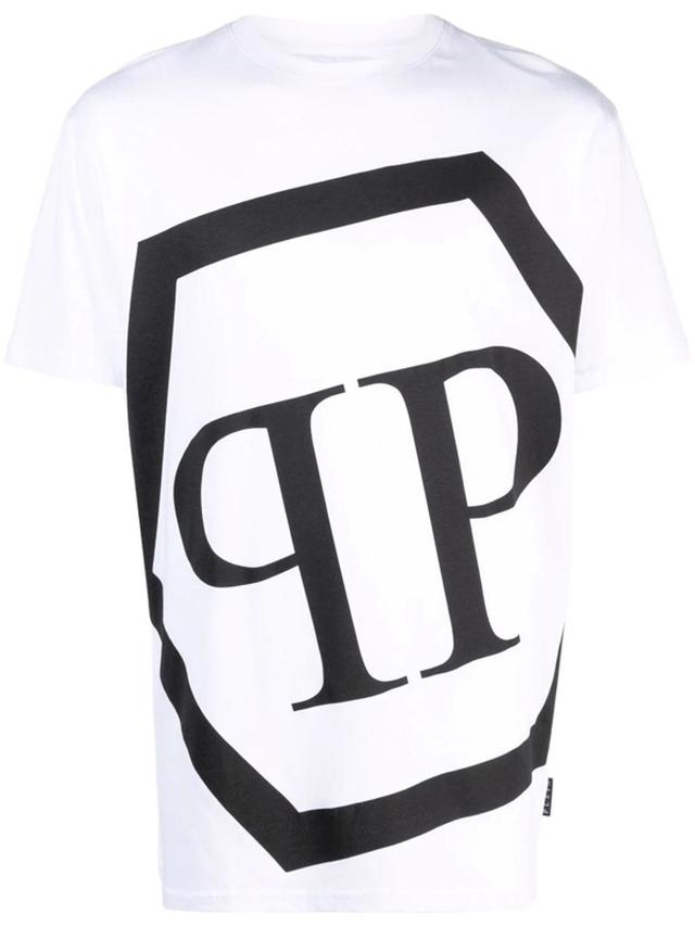 Oversized Logo Print T-shirt In White Product Image