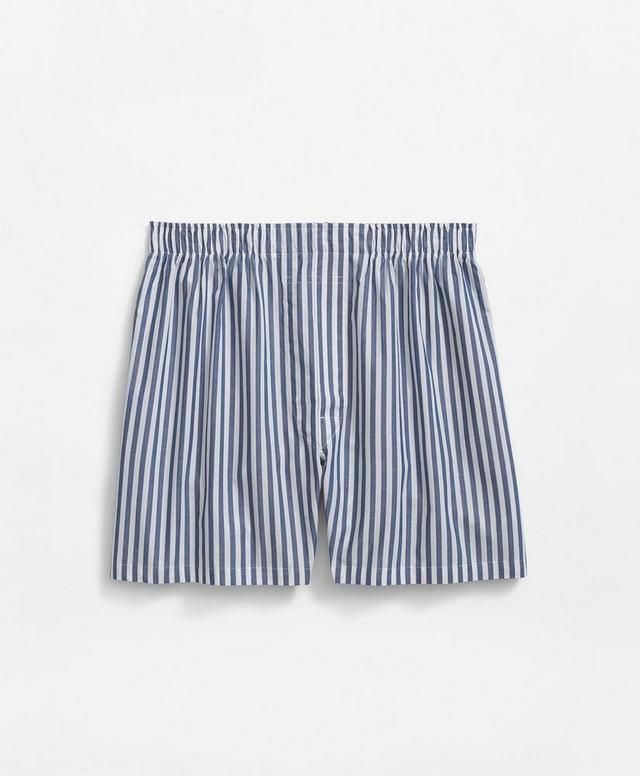 Cotton Broadcloth Butcher-Stripe Boxers Product Image