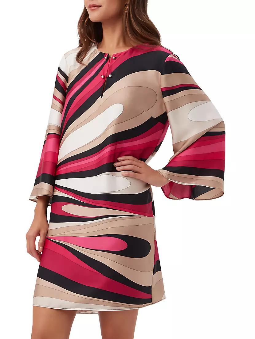 Nallia Wynwood Waves Shift Dress Product Image