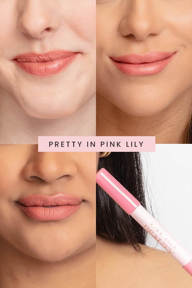 Pink Lily Beauty Double Bloom Dual Lipstick & Lip Liner - Pink Sorbet Product Image