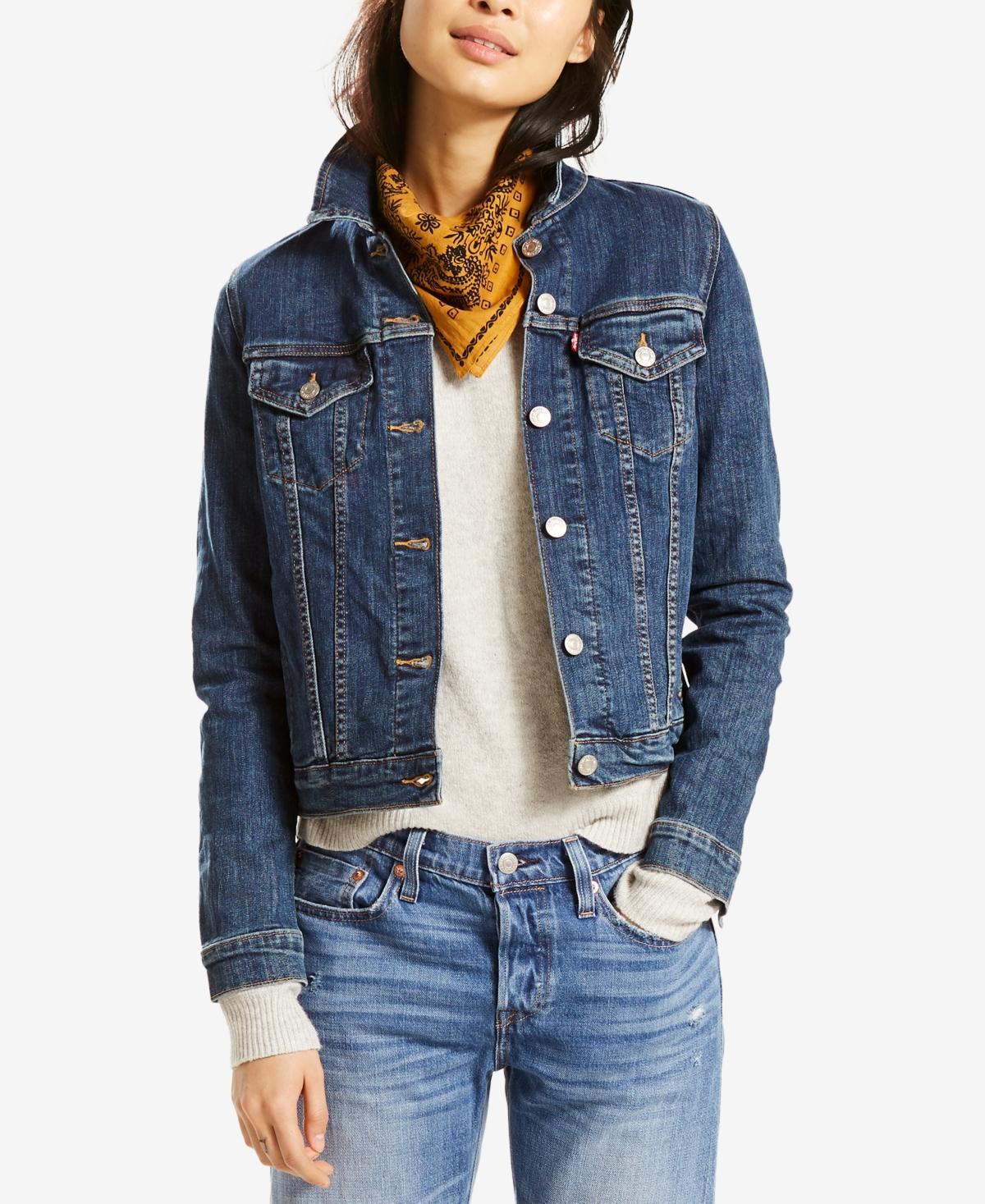 Levis Womens Original Cotton Denim Trucker Jacket Product Image