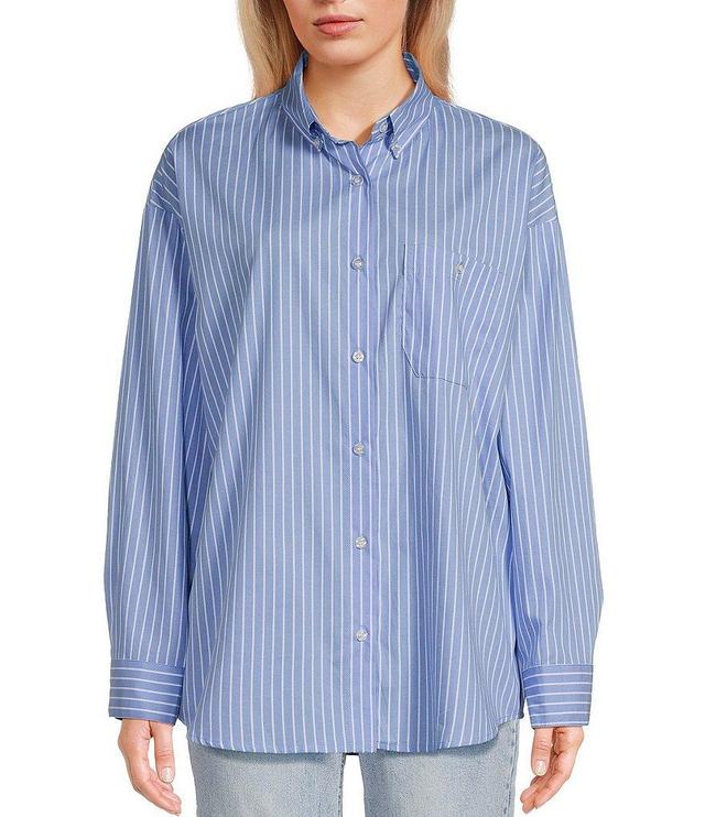 Copper Key Oversized Button-Front Shirt Product Image