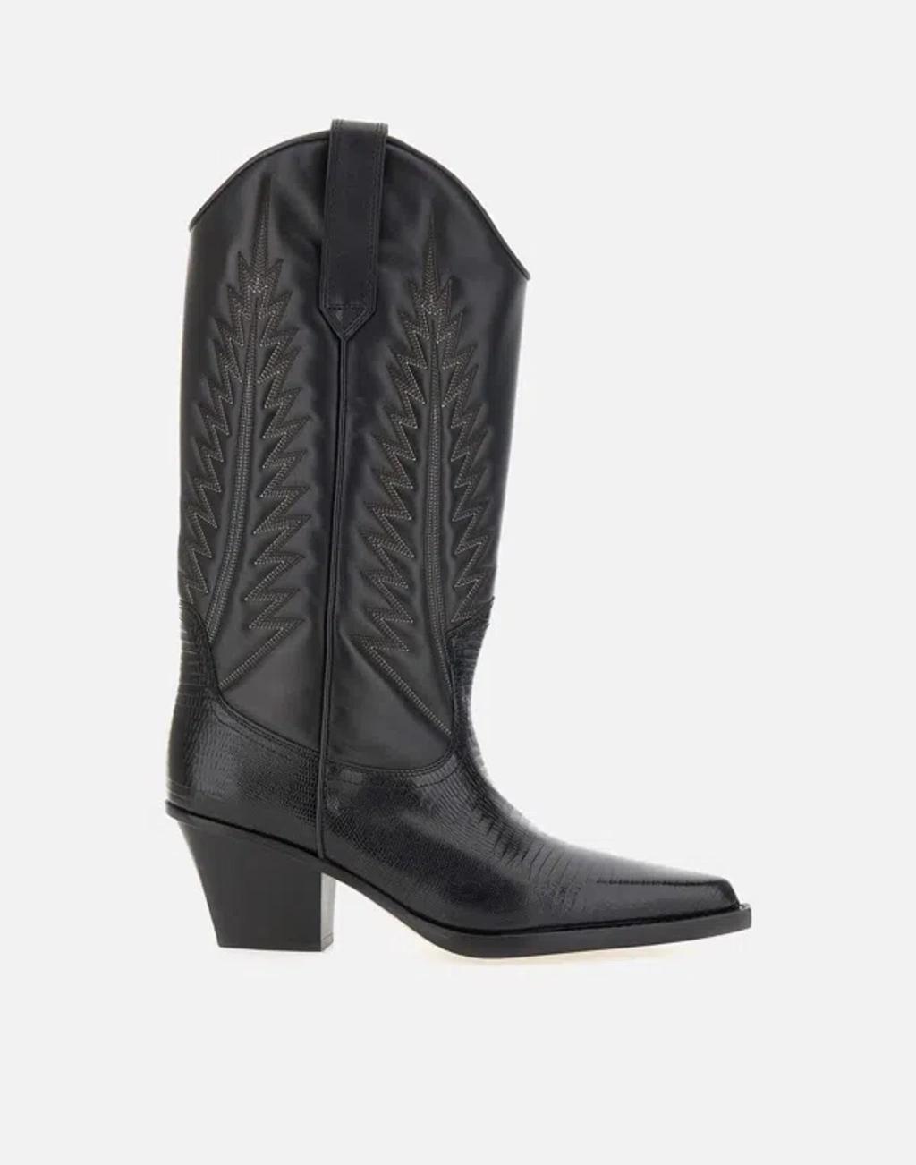 PARIS TEXAS Rosario Boots In Black Product Image