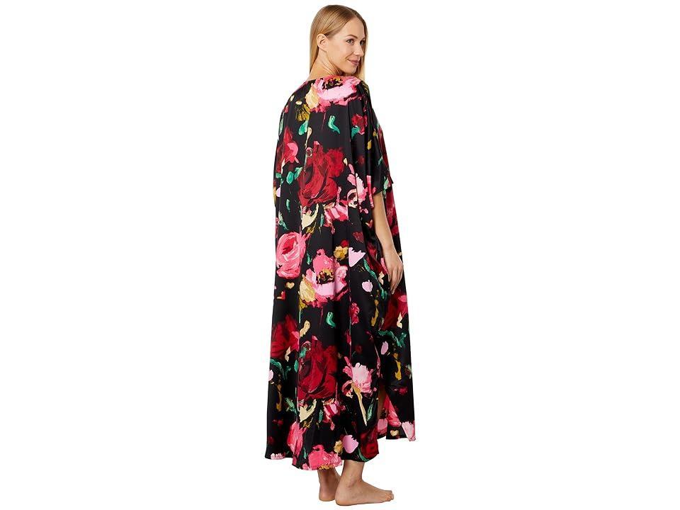 Natori Haiku-Charm Zip Caftan Multi) Women's Pajama Product Image