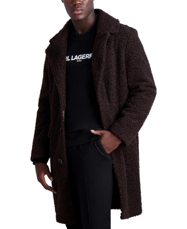 Mens Faux Shearling Topcoat Product Image