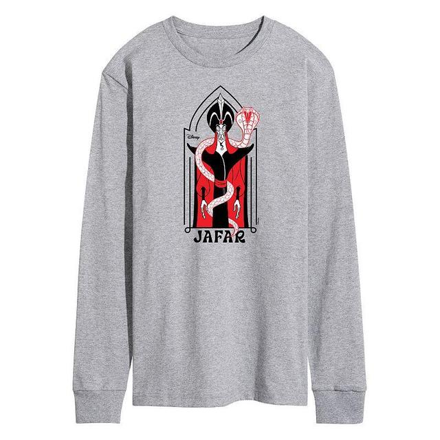 Disneys Villains Big & Tall Jafar Long Sleeve, Mens Med Grey Product Image