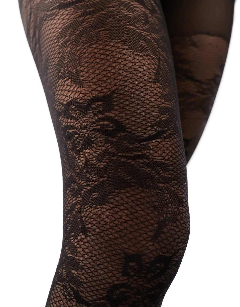 Monki lace tights Product Image