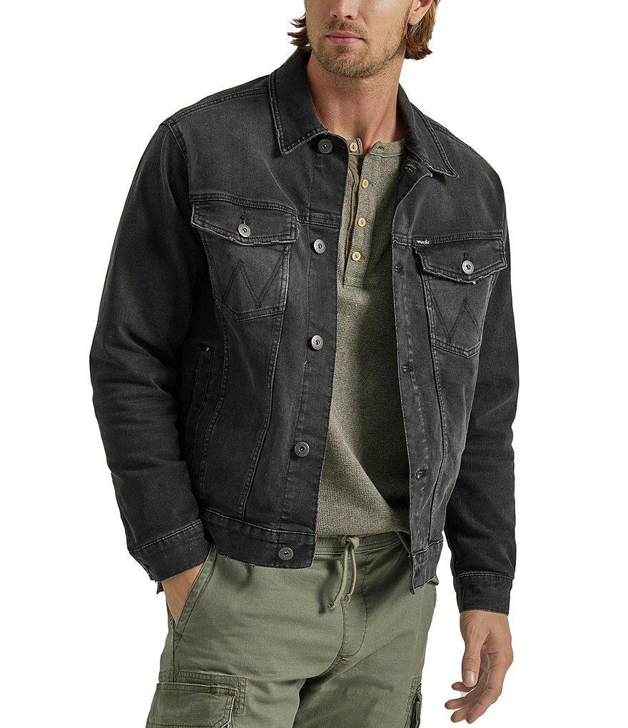 Wrangler® Long Sleeve Unlined Denim Jacket Product Image