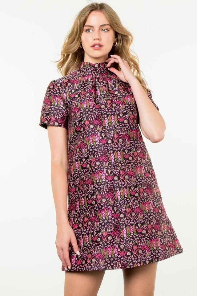 Camille Short Sleeve Textured Dress Product Image