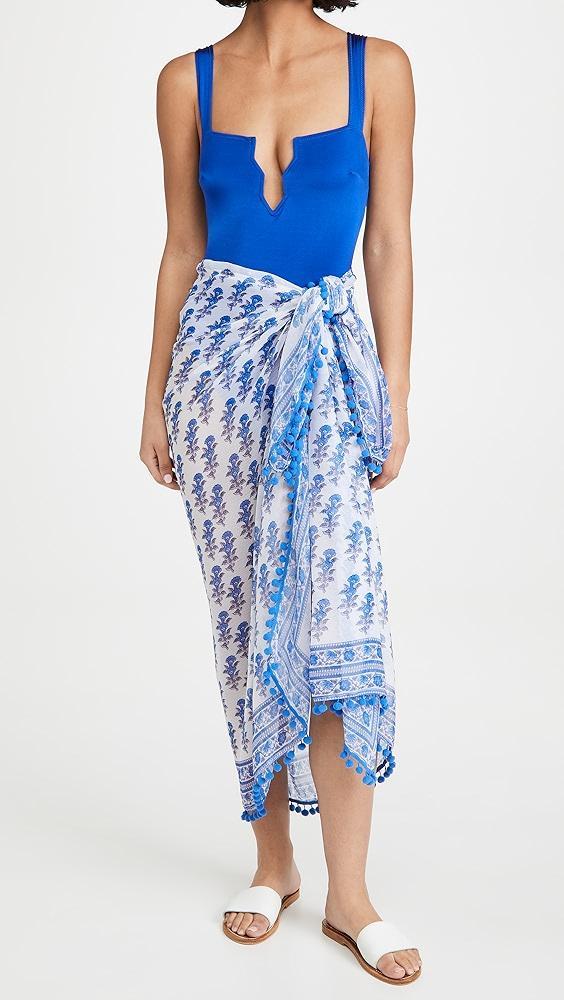 Playa Lucila Border Print Sarong | Shopbop Product Image